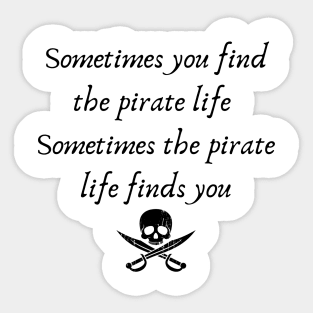 Pirate Life Sticker